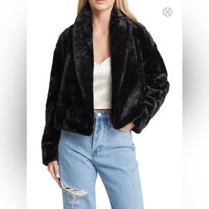 Blank NYC Uptown Girl Faux Fur Coat